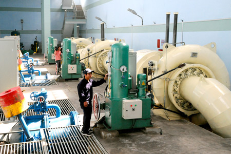 Nhà máy thủy điện H’Chan. Ảnh: Đức Thụy
