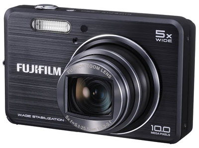 Fujifilm FinePix J250 là model giá rẻ nhưng được trang bị ống kính góc rộng và công nghệ ổn định ảnh kép. Ảnh: Cnet.